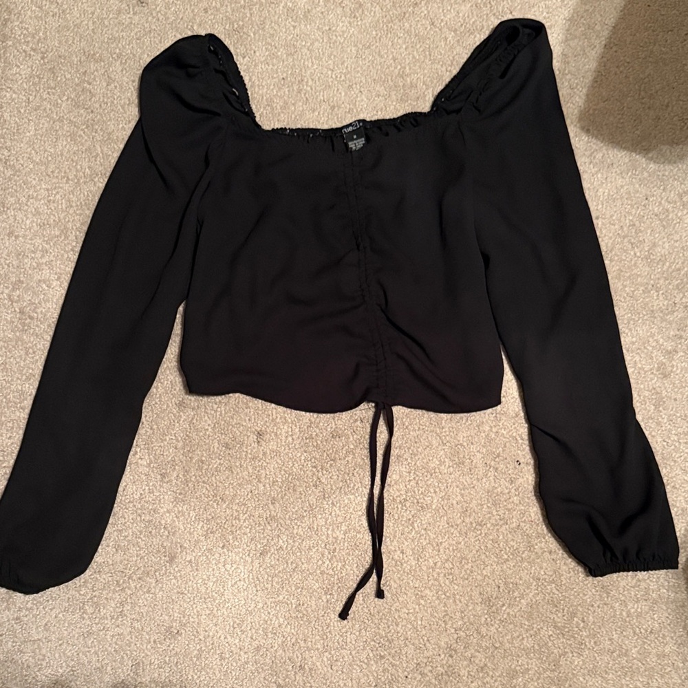 Rue21 Black Long Sleeve Blouse